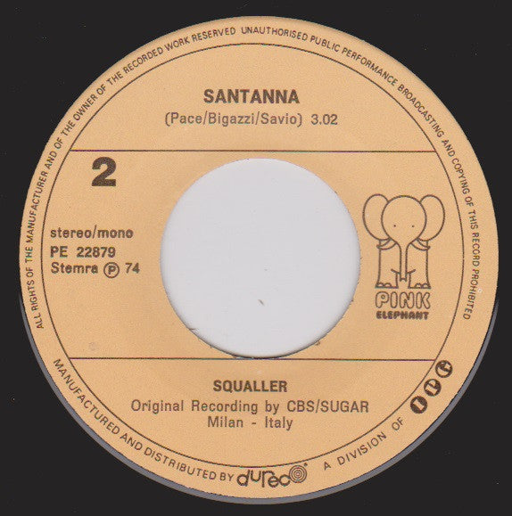 Squallor : Bla, Bla, Bla / Santanna (7", Single)