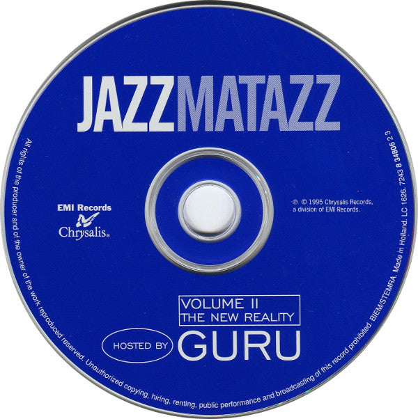 Guru : Jazzmatazz Volume II: The New Reality (CD, Album)