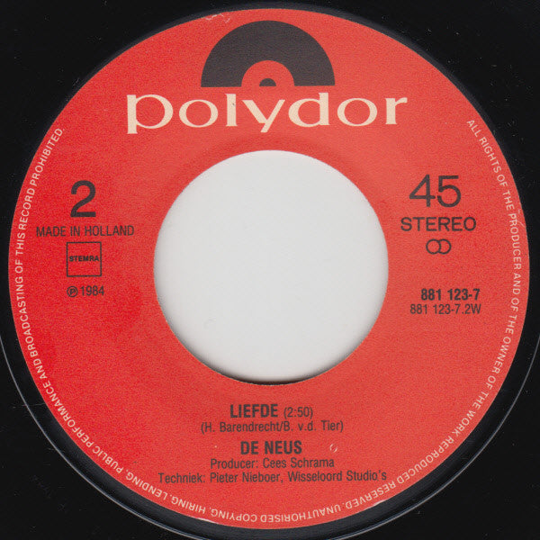De Neus : Het Strand (7", Single)