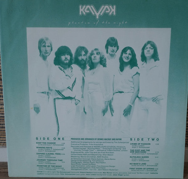 Kayak : Phantom Of The Night (LP, Album, Lab)
