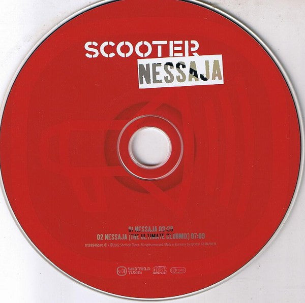 Scooter : Nessaja (CD, Single, Copy Prot., Car)
