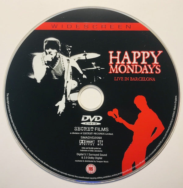 Happy Mondays : Live In Barcelona (DVD-V, Copy Prot., PAL)