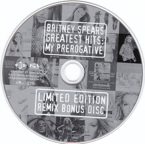Britney Spears : Greatest Hits: My Prerogative (2xCD, Comp, Ltd, Tri)