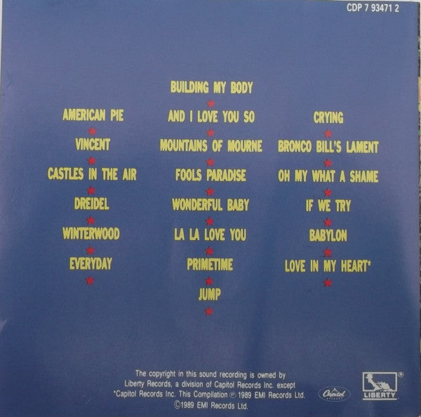 Don McLean : The Very Best Of Don McLean (CD, Comp)