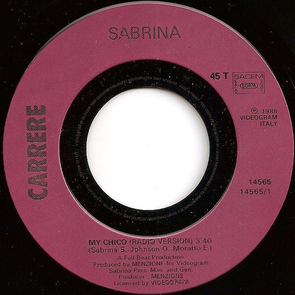 Sabrina : My Chico (7", Single)