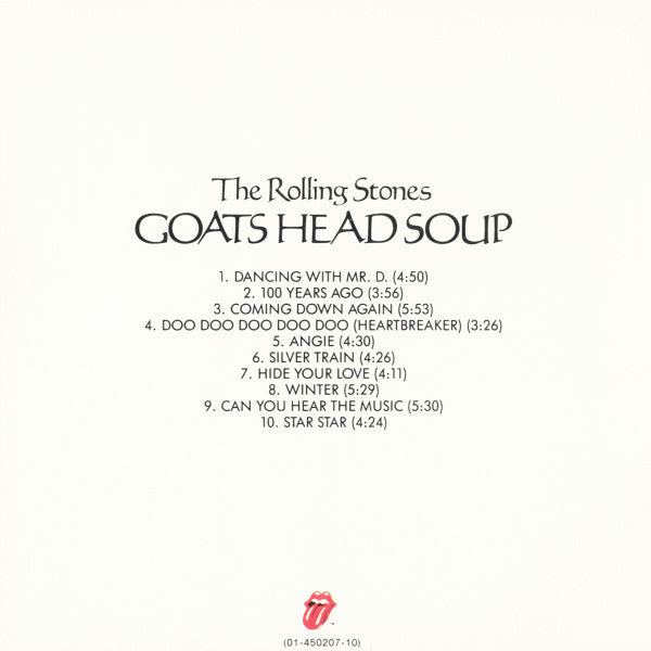 The Rolling Stones : Goats Head Soup (CD, Album, RE)