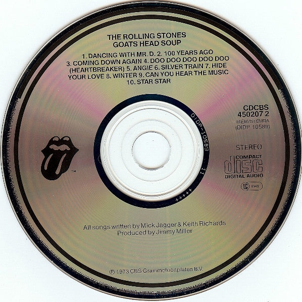 The Rolling Stones : Goats Head Soup (CD, Album, RE)