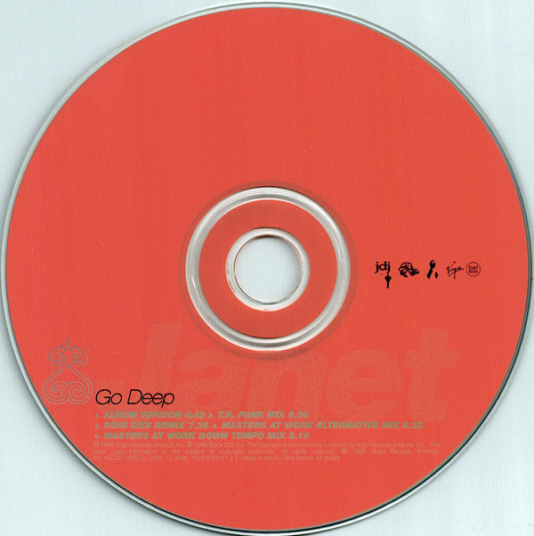 Janet Jackson : Go Deep (CD, Single, Swi)