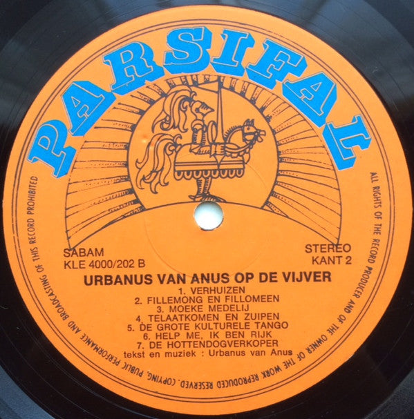 Urbanus : Urbanus Van Anus In De Weide / Op De Vijver (LP, Album, Gat)