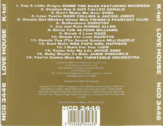 Various : Love House (CD, Comp)