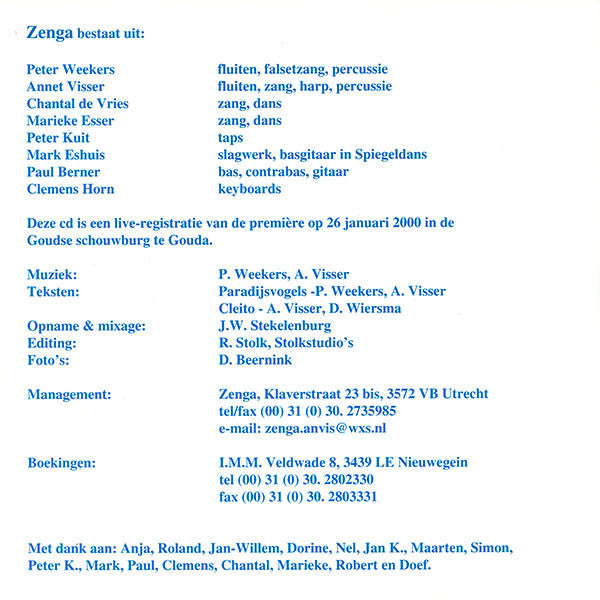 Zenga (2) : Atlantis (CD, Album)