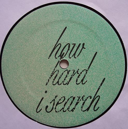 Geena Bess : How Hard I Search (12")
