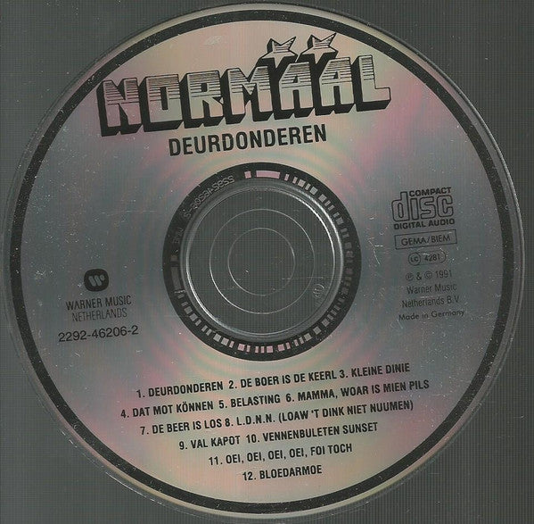 Normaal : Deurdonderen (CD, Album, RE, RM)