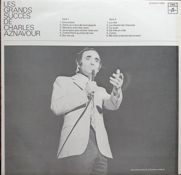 Charles Aznavour : Les Grands Succes de Charles Aznavour (LP, Album, Comp)