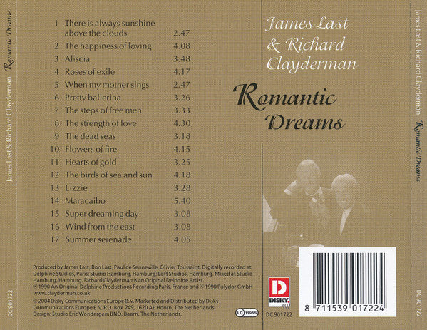 James Last & Richard Clayderman : Romantic Dreams (CD, Comp)