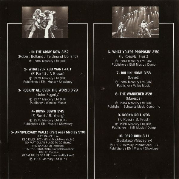 Status Quo : Gold (CD, Comp, RM)