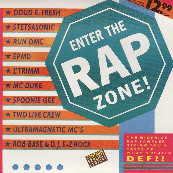 Various : Enter The Rap Zone! (CD, Comp)