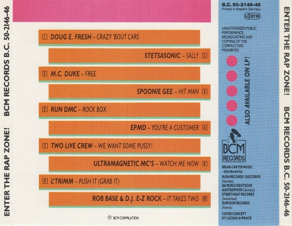 Various : Enter The Rap Zone! (CD, Comp)