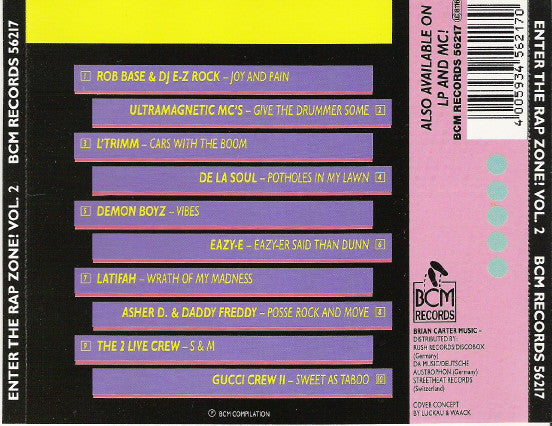 Various : Enter The Rap Zone! Vol. 2 (CD, Comp)