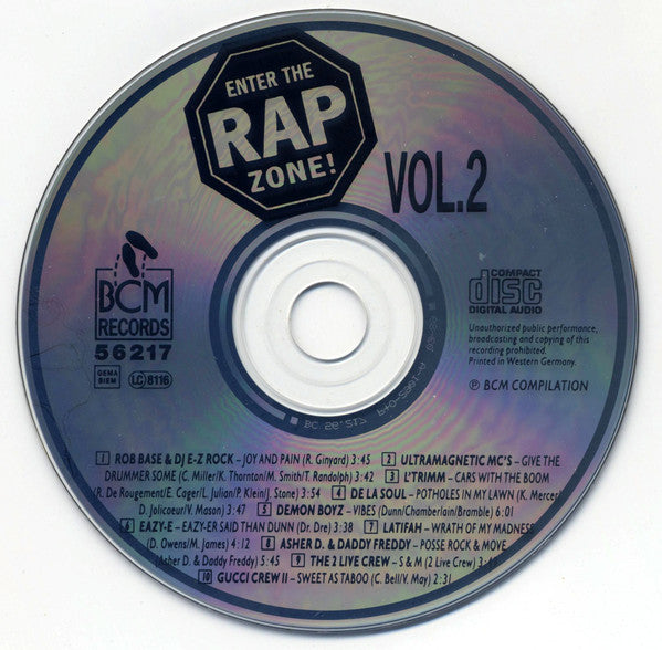 Various : Enter The Rap Zone! Vol. 2 (CD, Comp)