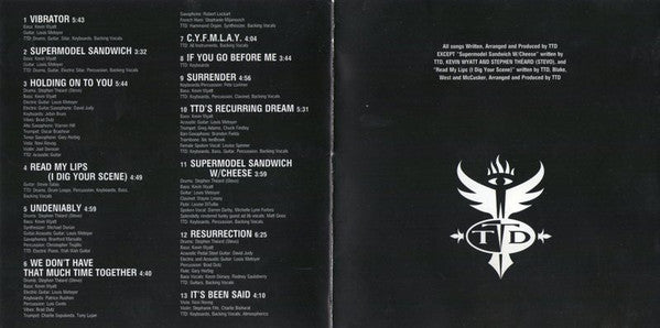 Terence Trent D'Arby : Terence Trent D'Arby's Vibrator* (CD, Album)