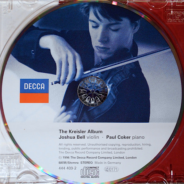 Fritz Kreisler - Joshua Bell, Paul Coker : The Kreisler Album (CD, Album)