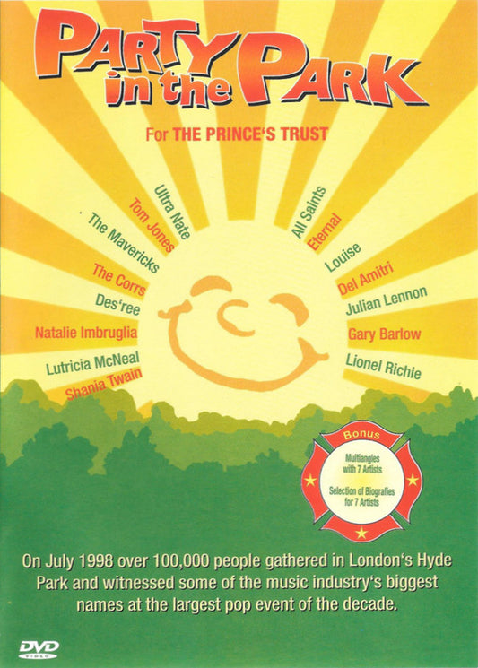 Various : Party In The Park For The Prince's Trust (DVD-V, NTSC, PAL)