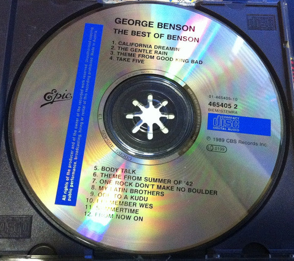 George Benson : The Best Of George Benson (CD, Comp, RM)