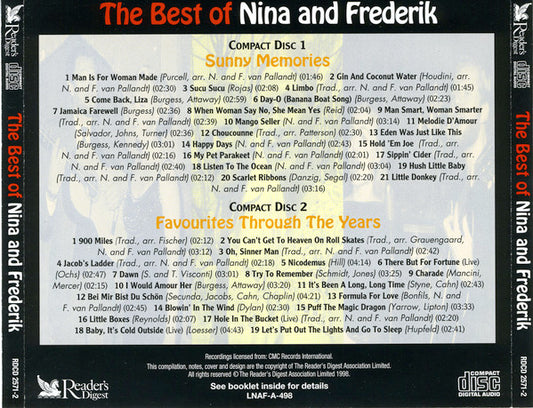 Nina & Frederik : The Best Of (2xCD, Comp)