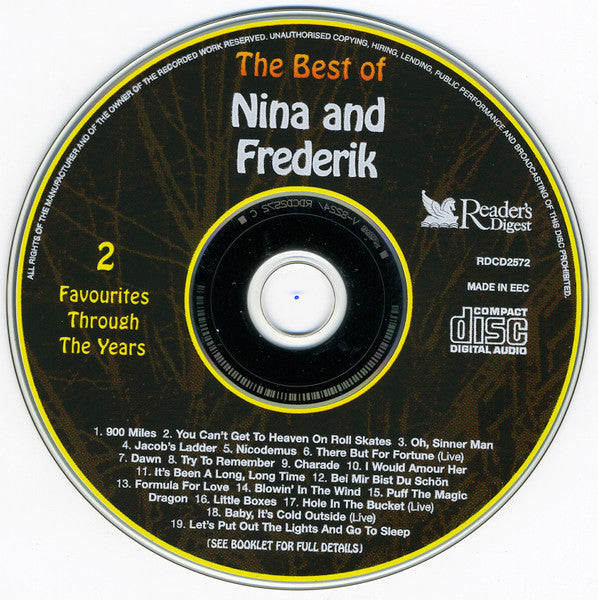 Nina & Frederik : The Best Of (2xCD, Comp)