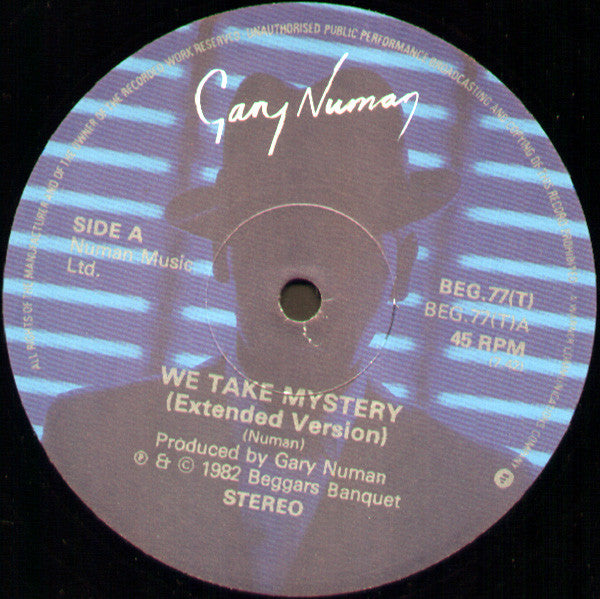 Gary Numan : We Take Mystery (To Bed) (Extended Version) (12", Single)