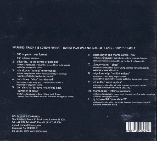 Various : Bio Molecular Rhythms Volume Three (CD, Comp, Enh)