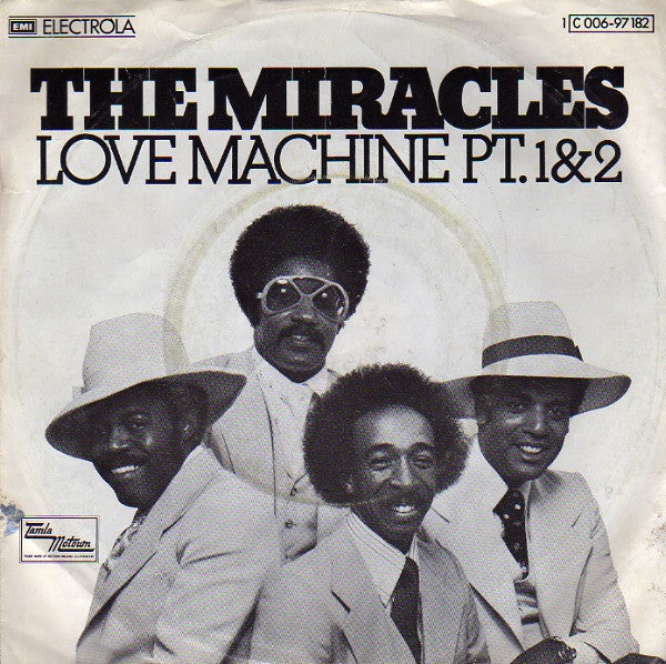 The Miracles : Love Machine (7", Single)
