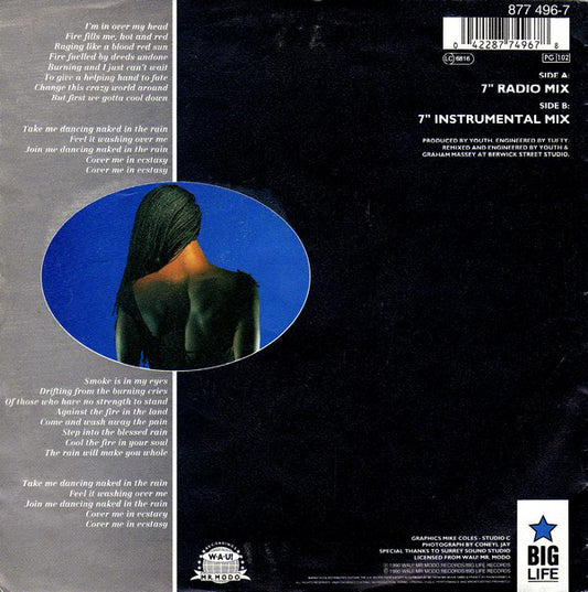 Blue Pearl : Naked In The Rain (7", Single)