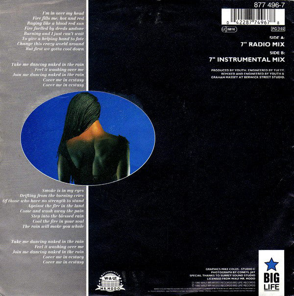 Blue Pearl : Naked In The Rain (7", Single)
