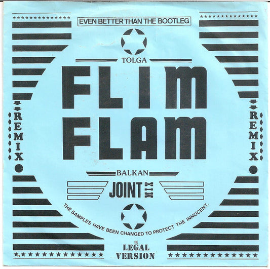 Tolga "Flim Flam" Balkan : Volume I (7", Single, Bla)