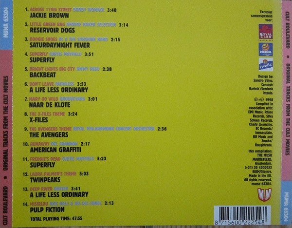Various : Cult Boulevard - Original Tracks From The Cult Movies (CD, Comp)