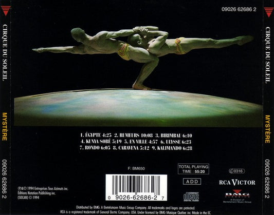 Cirque Du Soleil : Mystère (CD, Album)