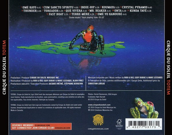 Cirque Du Soleil : Totem (CD, Album)
