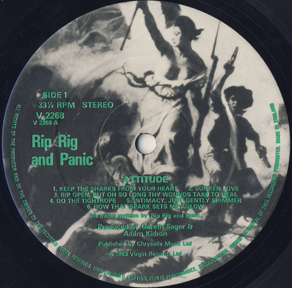 Rip Rig & Panic : Attitude (LP, Album)