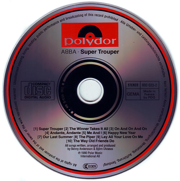 ABBA : Super Trouper (CD, Album, RE)