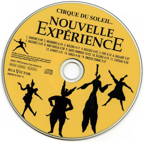 Cirque Du Soleil : Nouvelle Expérience (CD, Album, RE)