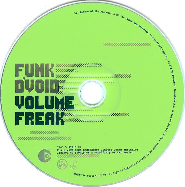 Funk D'Void : Volume Freak (CD, Album, Copy Prot.)