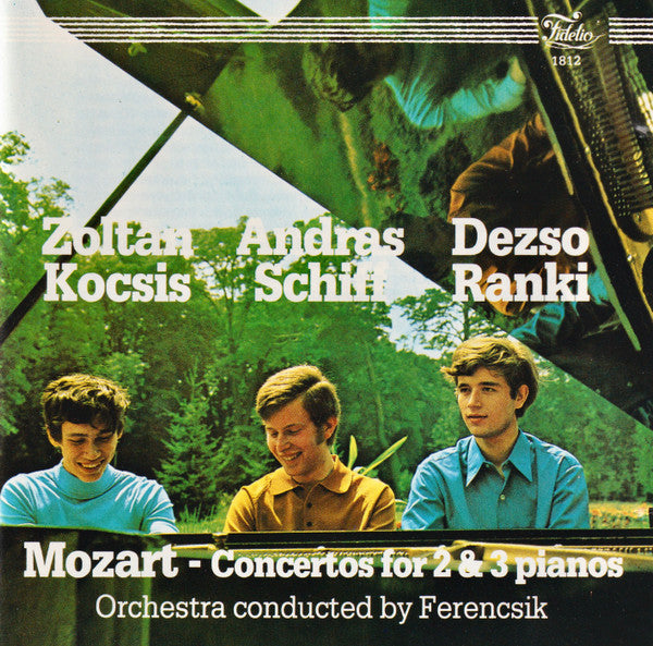 Wolfgang Amadeus Mozart - Zoltán Kocsis, András Schiff, Dezső Ránki, Hungarian State Orchestra conducted by János Ferencsik : Concertos For 2 & 3 Pianos (CD, Album)