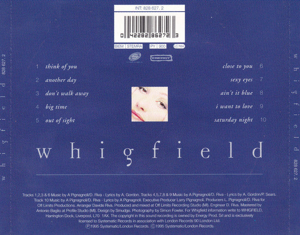 Whigfield : Whigfield (CD, Album)
