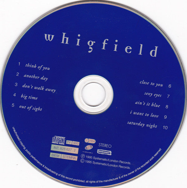 Whigfield : Whigfield (CD, Album)