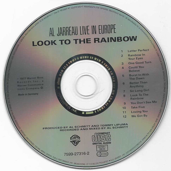 Al Jarreau : Look To The Rainbow (CD, Album, RE)
