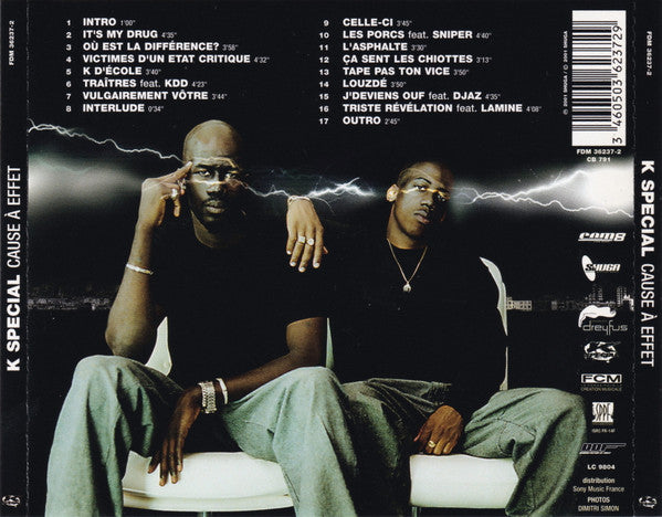 K Special : Cause À Effet (CD, Album)