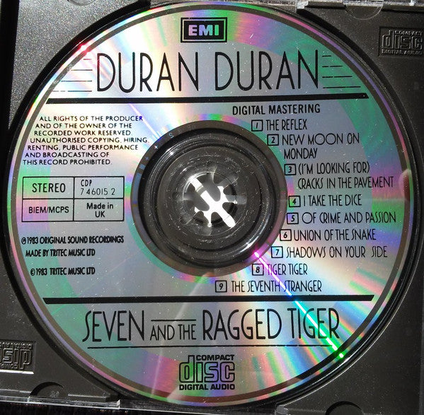 Duran Duran : Seven And The Ragged Tiger (CD, Album, RE)