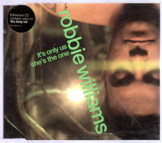 Robbie Williams : It's Only Us / She's The One (CD, Single, Enh, Lig)